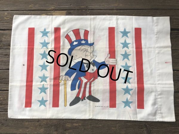 画像2: 70s Vintage Mr Magoo Pillow Case (J856) (2)