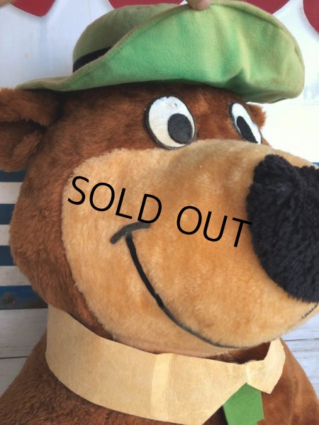 画像14: 80s Hanna Barbera Yogi Bear 4ft Huge Plush (J847) (14)