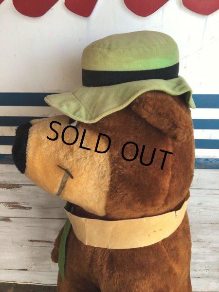 画像9: 80s Hanna Barbera Yogi Bear 4ft Huge Plush (J847) (9)