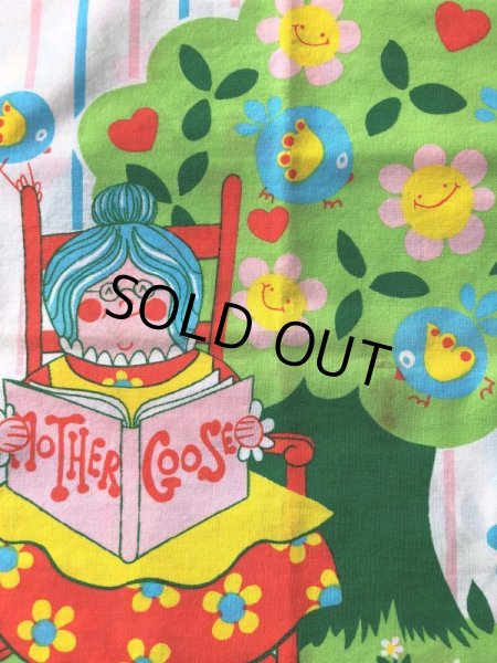 画像5: 70s Vintage Mother Goose Pillow Case (J852) (5)
