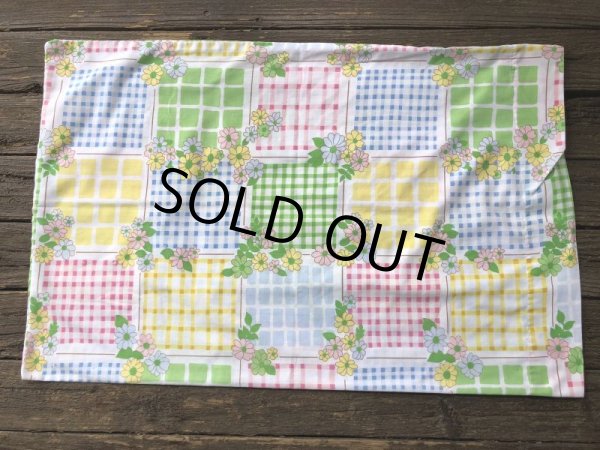 画像2: 70s Vintage Flower Pillow Case (J854) (2)