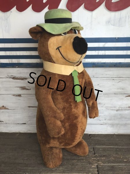 画像2: 80s Hanna Barbera Yogi Bear 4ft Huge Plush (J847) (2)