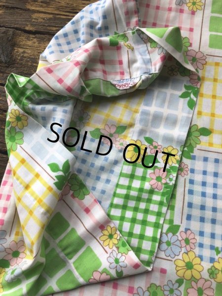 画像4: 70s Vintage Flower Pillow Case (J854) (4)