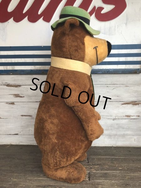 画像3: 80s Hanna Barbera Yogi Bear 4ft Huge Plush (J847) (3)