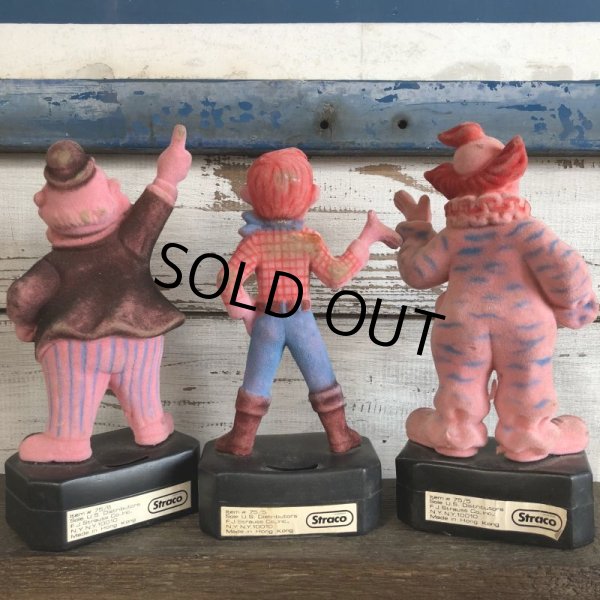 画像3: 70s Vintage Howdy Doody Flocked Plastic Bank Doll Set (J860) (3)