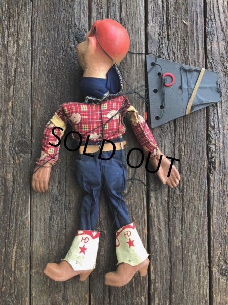 画像10: 50s Vintage Howdy Doody Marionette Doll (J861) (10)