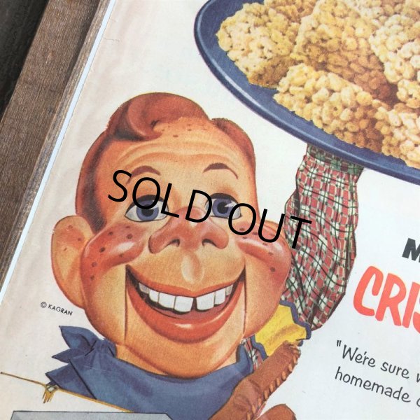 画像4: 50s Vintage Howdy Doody Magazine AD w/frame (J862) (4)