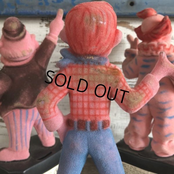 画像6: 70s Vintage Howdy Doody Flocked Plastic Bank Doll Set (J860) (6)