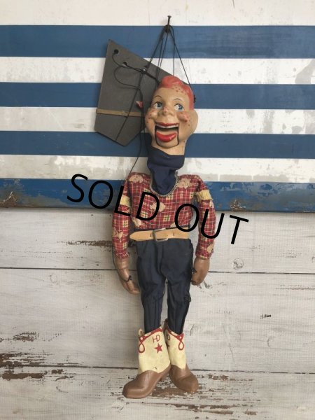 画像1: 50s Vintage Howdy Doody Marionette Doll (J861) (1)