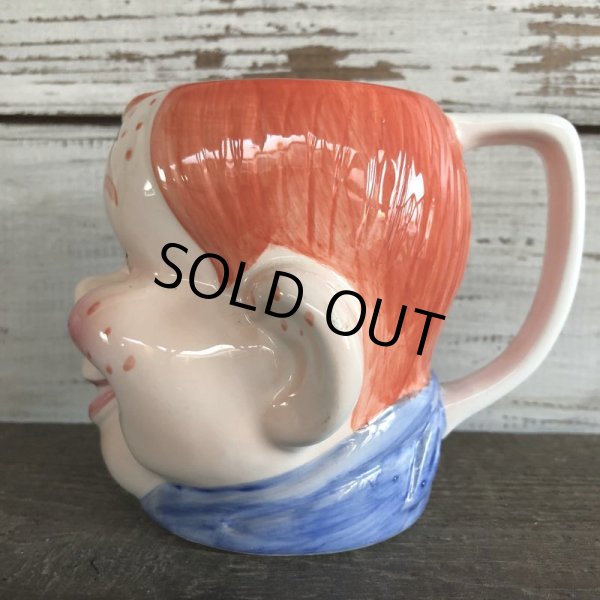 画像8: 50s Vintage Howdy Doody Ceramic Face Mug (J873) (8)