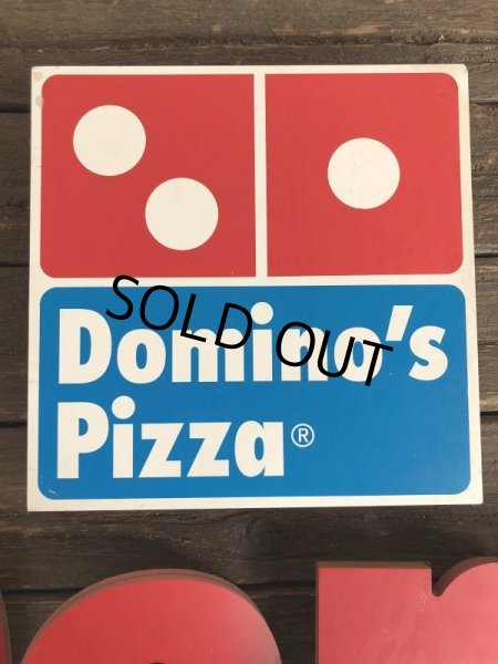 画像8: Vintage Domino's Pizza Letters Sign (J875) (8)