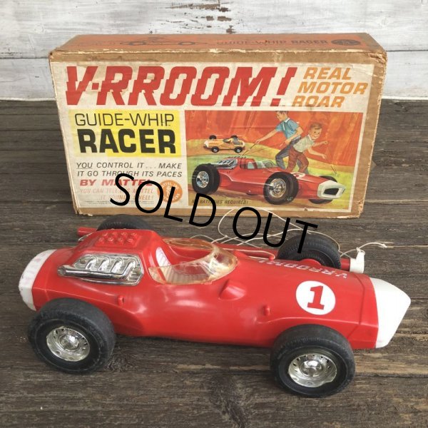 画像1: 60s Vintage Mattel V-RROOM! Guide-Whip Racer (J881)  (1)