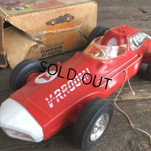 画像4: 60s Vintage Mattel V-RROOM! Guide-Whip Racer (J881)  (4)