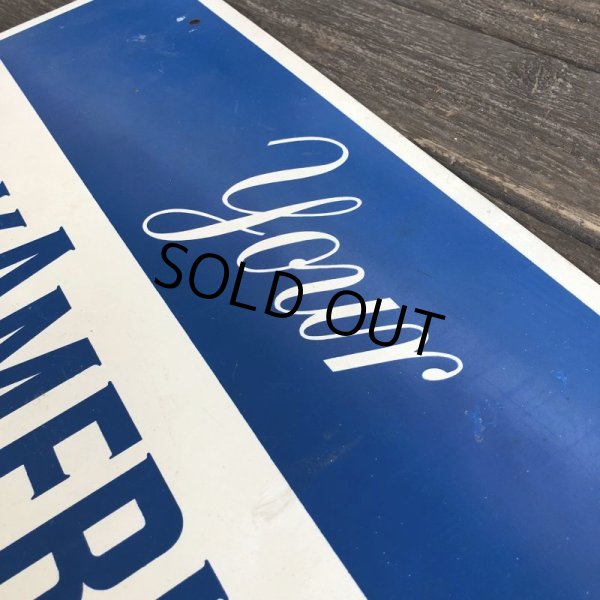 画像2: 60s Vintag BANK OF AMERICA Double Side Sign  (J941) (2)