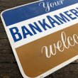 画像8: 60s Vintag BANK OF AMERICA Double Side Sign  (J941) (8)
