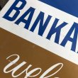画像4: 60s Vintag BANK OF AMERICA Double Side Sign  (J941) (4)