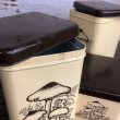 画像9: 70s Vintage Mushrom Canister Tin Can Set (J946) (9)