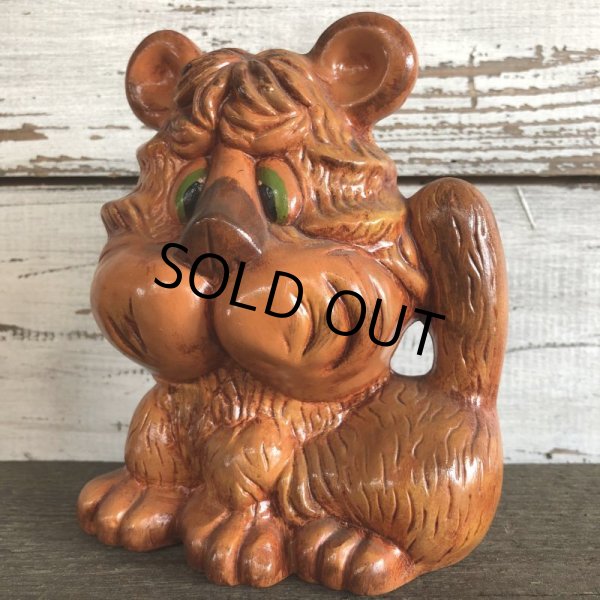 画像7: 70s Vintage Ceramic Statue Lion (J943) (7)