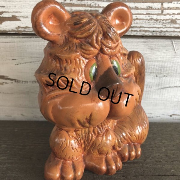画像8: 70s Vintage Ceramic Statue Lion (J943) (8)