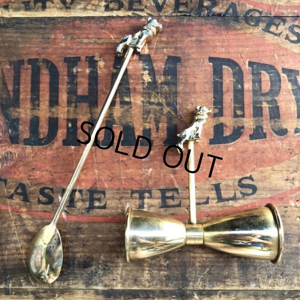 画像2: Vintage Mack Truck BAR Tool Jigger Cup & Mixing Sewing Spoon (J949) (2)