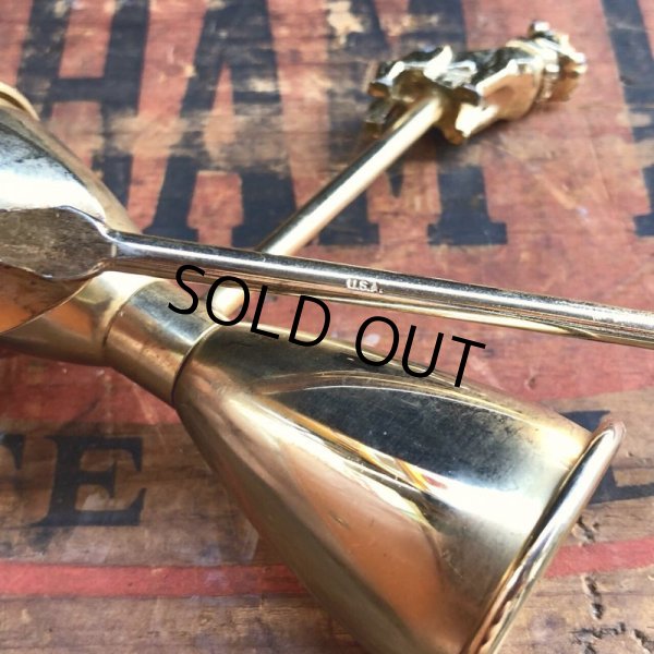 画像3: Vintage Mack Truck BAR Tool Jigger Cup & Mixing Sewing Spoon (J949) (3)