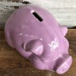 画像8: Vintage Ceramic Piggy Bank Pink (J952) (8)