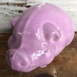 画像9: Vintage Ceramic Piggy Bank Pink (J952) (9)