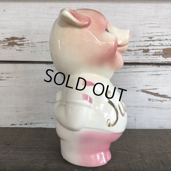 画像3: Vintage Ceramic Piggy Bank Susan (J956) (3)