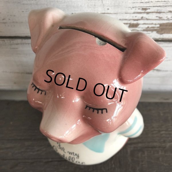 画像8: Vintage Ceramic Piggy Bank For my Cadillac (J957) (8)