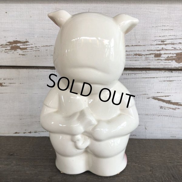 画像4: Vintage Ceramic Piggy Bank Susan (J956) (4)