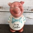 画像1: Vintage Ceramic Piggy Bank For my Cadillac (J957) (1)