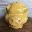 画像6: Vintage Ceramic Piggy Bank Yellow (J953) (6)