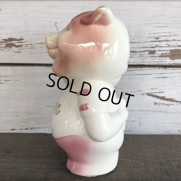 画像5: Vintage Ceramic Piggy Bank Susan (J956) (5)