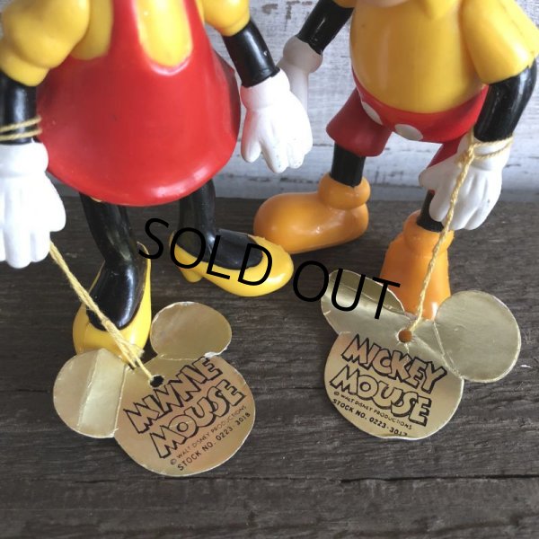 画像5: Vintage Dakin Disney Mickey & Minnie Mini Figure Set (J960) (5)