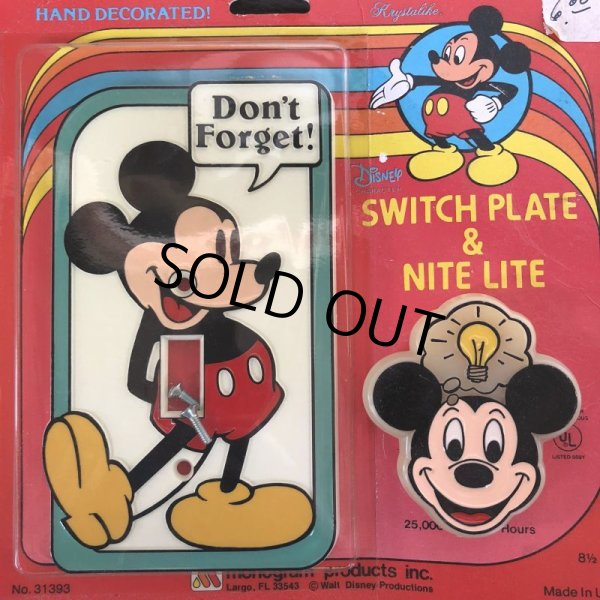 画像6: Vintage Disney Switch Plate & Nite Lite Set (J965) (6)
