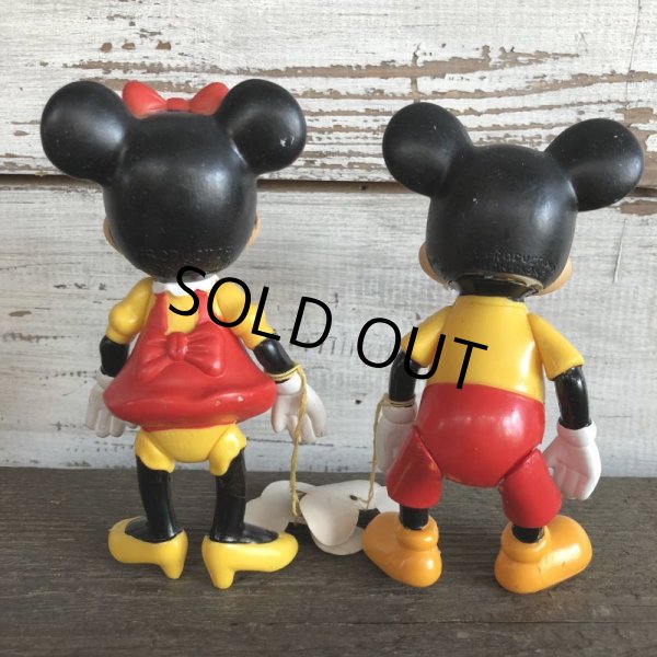 画像3: Vintage Dakin Disney Mickey & Minnie Mini Figure Set (J960) (3)