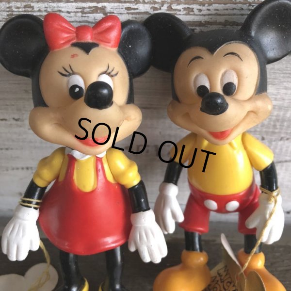 画像7: Vintage Dakin Disney Mickey & Minnie Mini Figure Set (J960) (7)