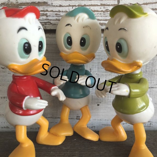画像8: Vintage Dakin Disney Huey Dewey & Louie Mini Figure Set (J964) (8)