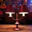 画像10: 40s Vintage Double Arm Bouillotte Student Desk Lamp (J971) (10)