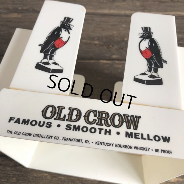 画像8: Vintage Old Crow Bourbon Store Napkin Straw Holder (J975)  (8)