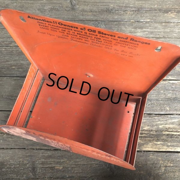 画像10: 40s Vintage Flamemaster Asbestos Wicking Store Display Rack (J973) (10)