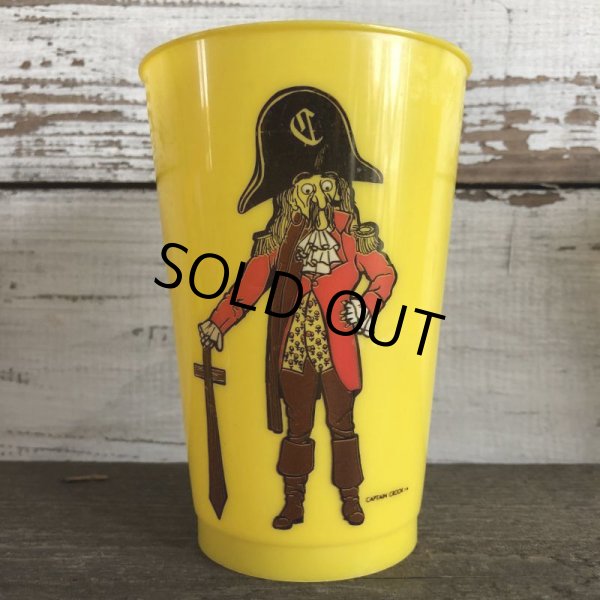 画像2: 70s Vintage McDonalds Captain Crook Plastic Cup (J960)  (2)