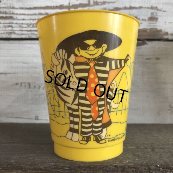画像2: 70s Vintage McDonalds Hamburglar Plastic Cup (J961)  (2)