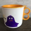 画像3: 80s Vintage McDonalds Grimace Plastic Mug Cup (J963)  (3)