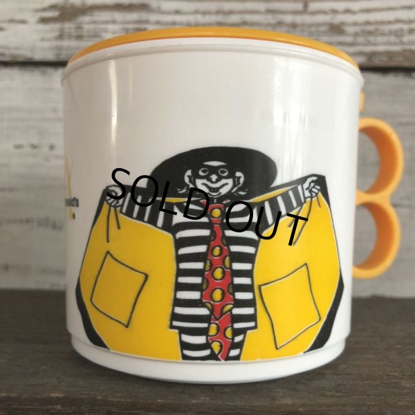 画像5: 80s Vintage McDonalds Hamburglar Plastic Mug Cup (J964)  (5)