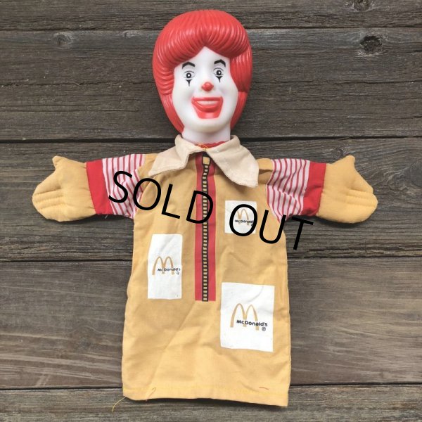 画像5: 90s Vintage McDonalds Ronald McDonald Hand Puppet (J965)  (5)