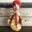 画像1: 90s Vintage McDonalds Ronald McDonald Hand Puppet (J965)  (1)