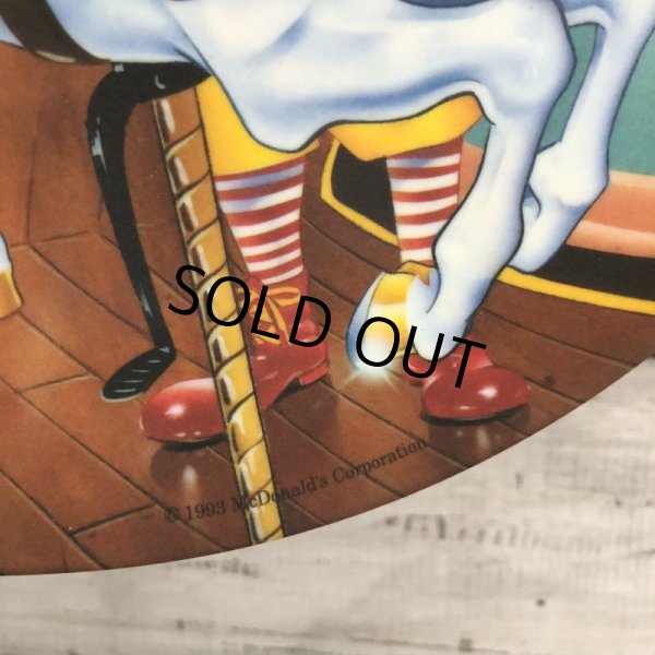画像2: 90s Vintage McDonalds Plastic Plate Merry-Go-Round (J967)  (2)
