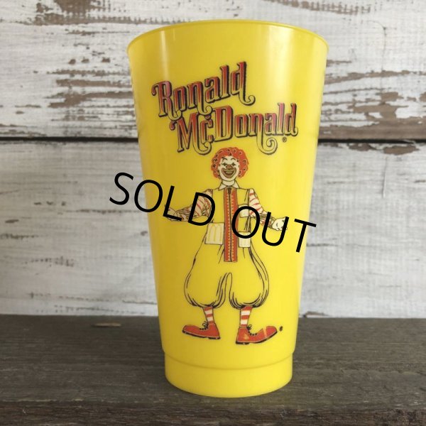 画像2: 70s Vintage McDonalds Ronald McDonald Plastic Cup (J959)  (2)