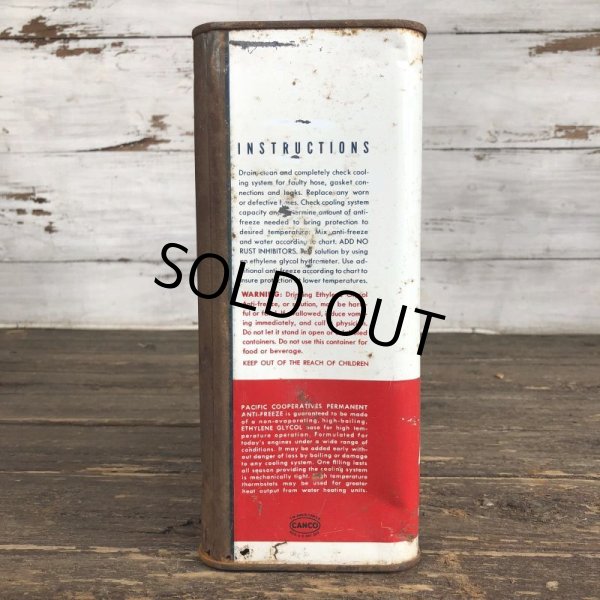 画像2: Vintage Oil Can Pacific Antifreeze One U.S. Gallon (J950)  (2)